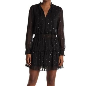 NWOT NSR Emma Floral Print Ruffle Dress